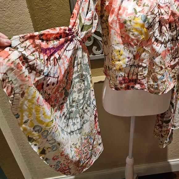 Live for the Truth S Crop Top Stretchy Boho Festival Y2K Clubwear Romanticcore - Picture 3 of 13